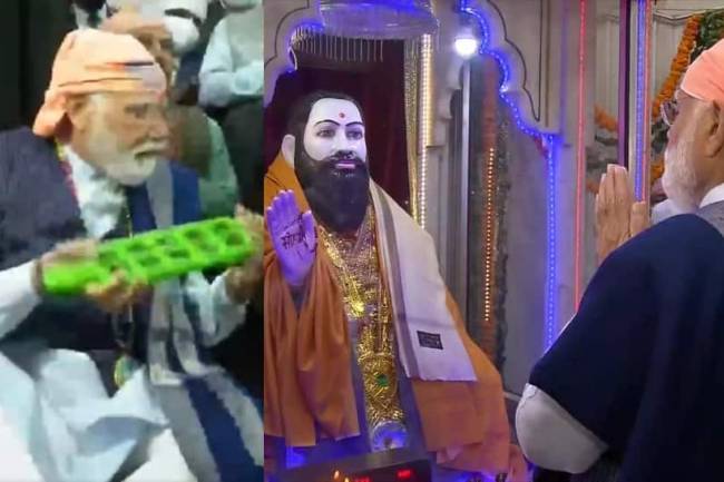 Ravidas Jayanti: PM Modi offers prayers at Shri Guru Ravidas Vishram Dham Mandir in Delhi, takes part in 'Shabad Kirtan'