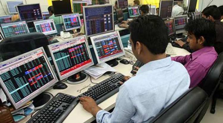 Sensex gains 300 points, Nifty touches 12,200; IndusInd Bank loses 3%