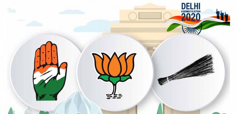 Kejriwal's AAP takes lead on 50 seats in Delhi elections 2020, BJP distant second as results and trends pour in